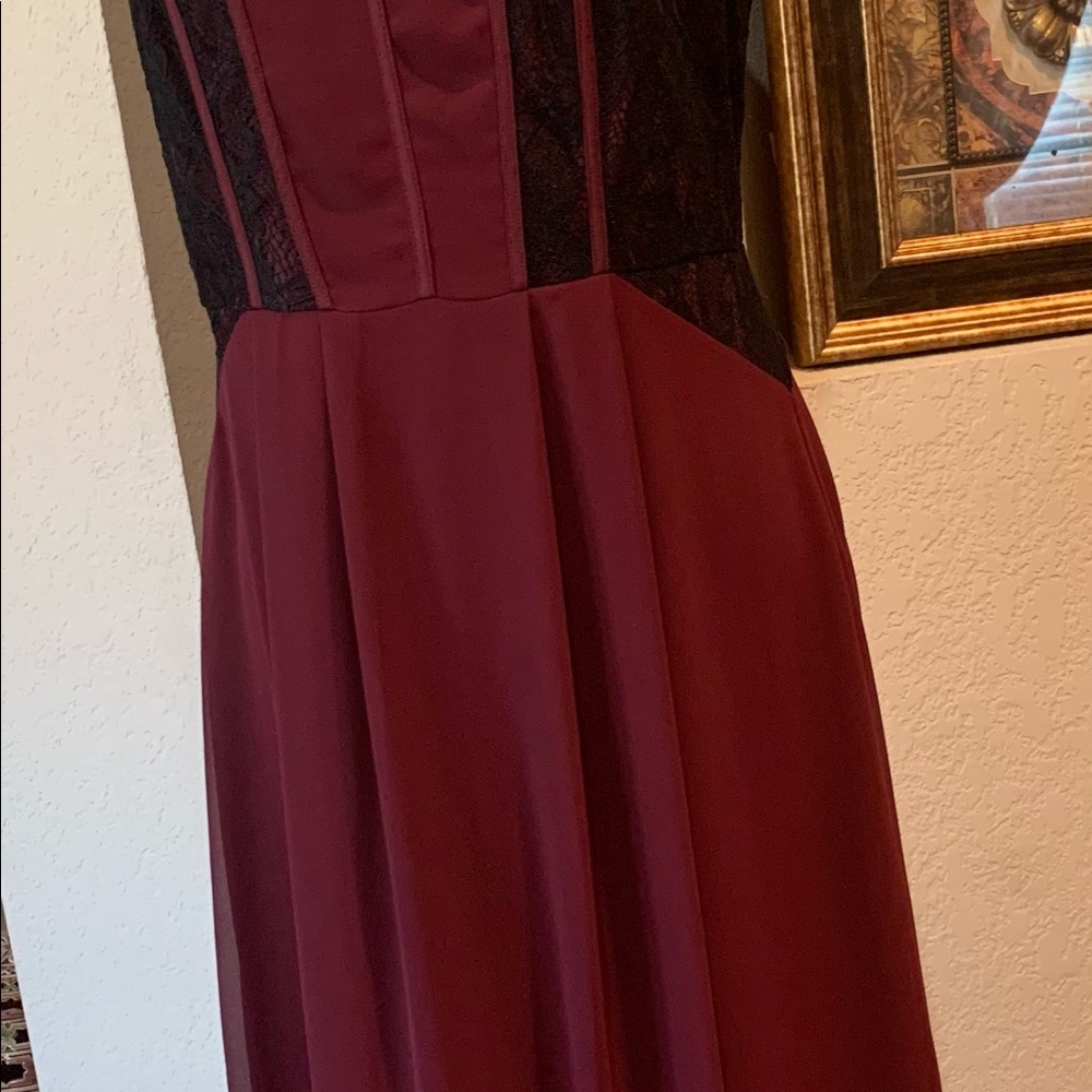 BCBG Lace gown